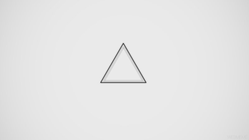 Black Triangle Outline