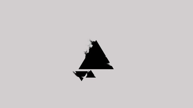 Black Triangles on Gray