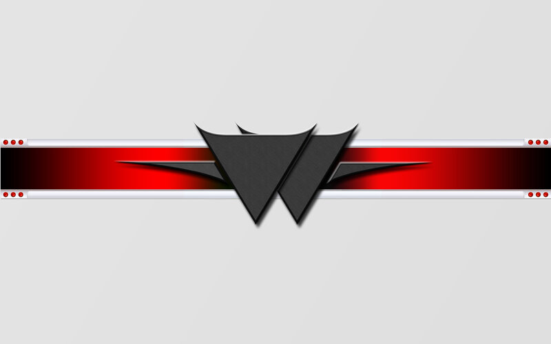 Black Triangles on Red Bar