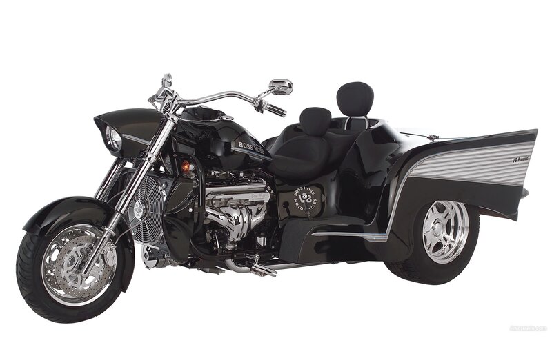 black trike motorcycle