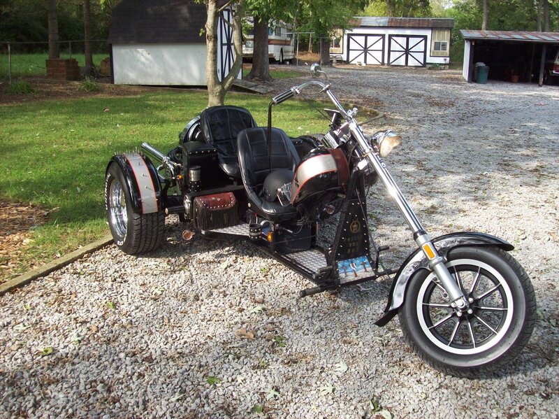 Black Trike Motorcycle — Calm