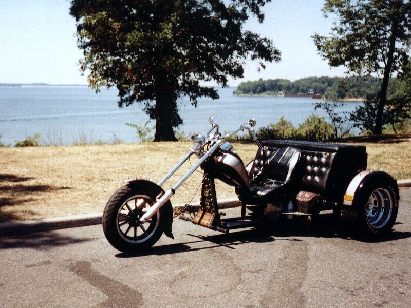 Black Trike Motorcycle — Serene