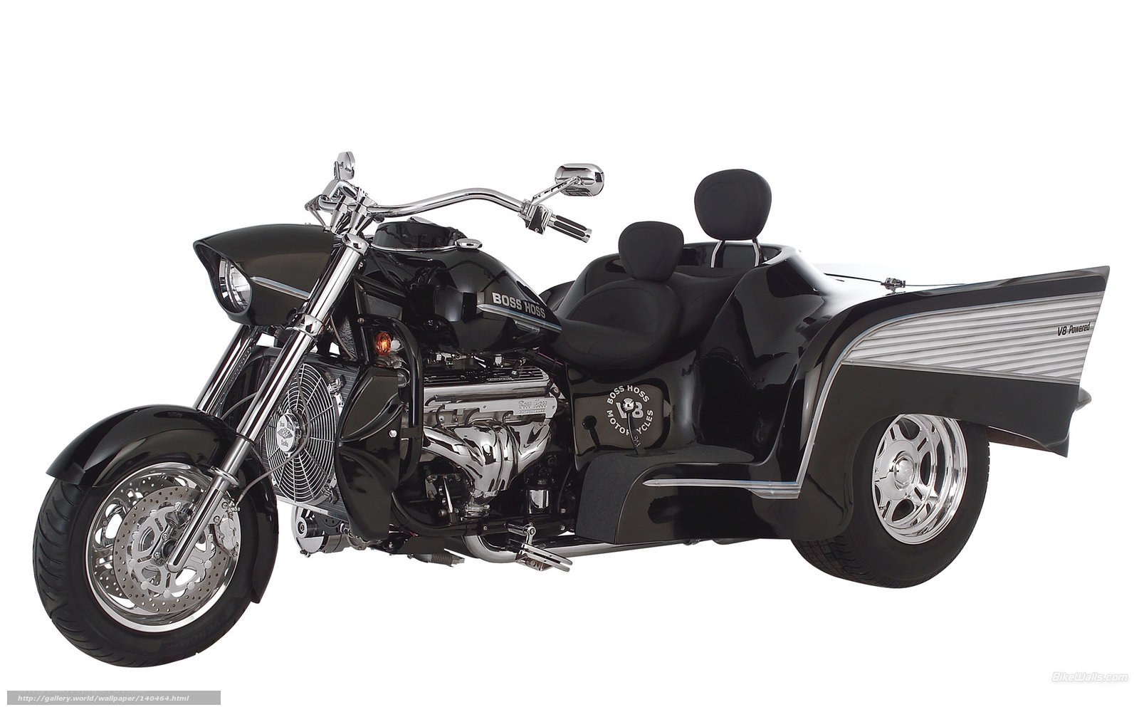 black trike motorcycle