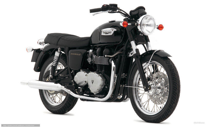 Black Triumph Bonneville motorcycle