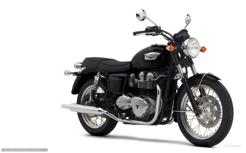 Black Triumph Bonneville motorcycle