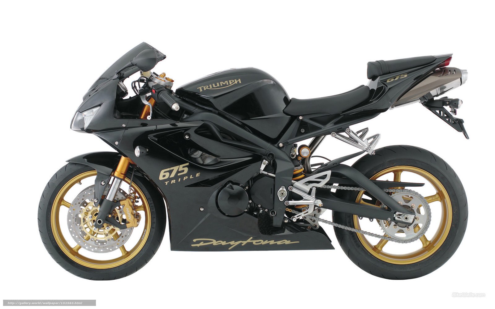 black triumph daytona motorcycle