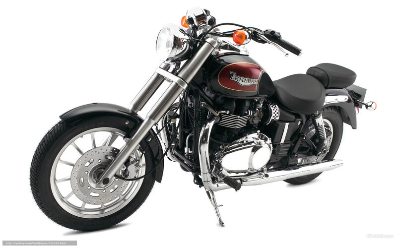 black triumph motorcycle