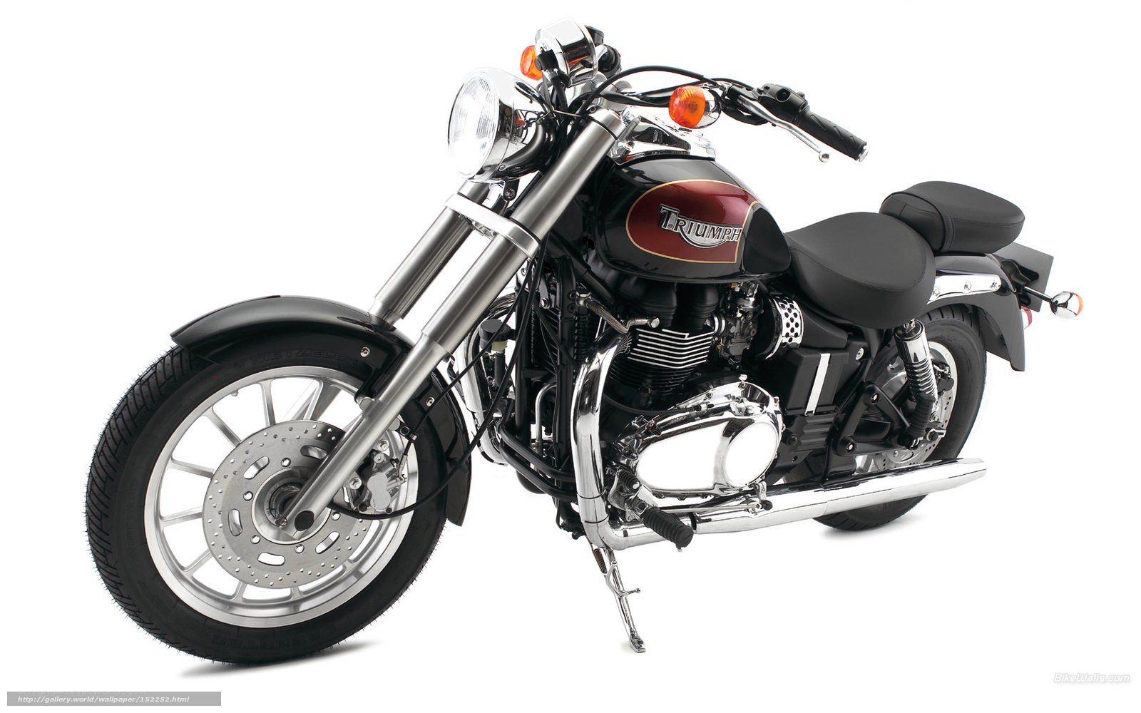 black triumph motorcycle
