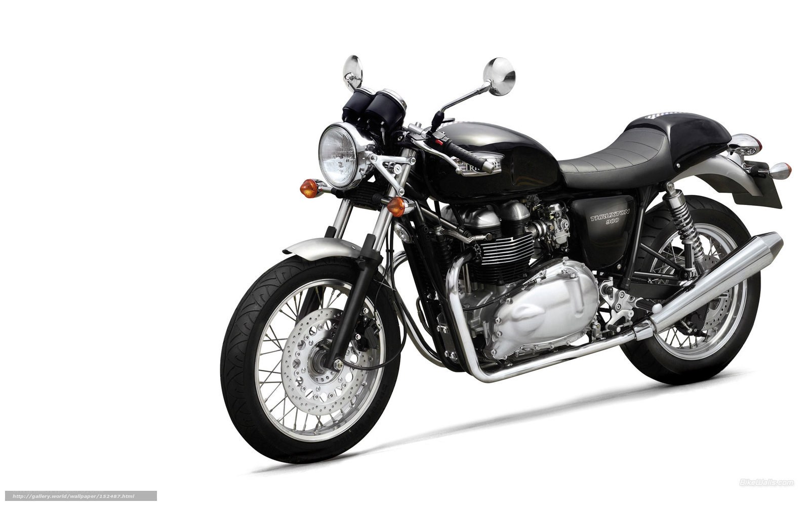 black triumph motorcycle