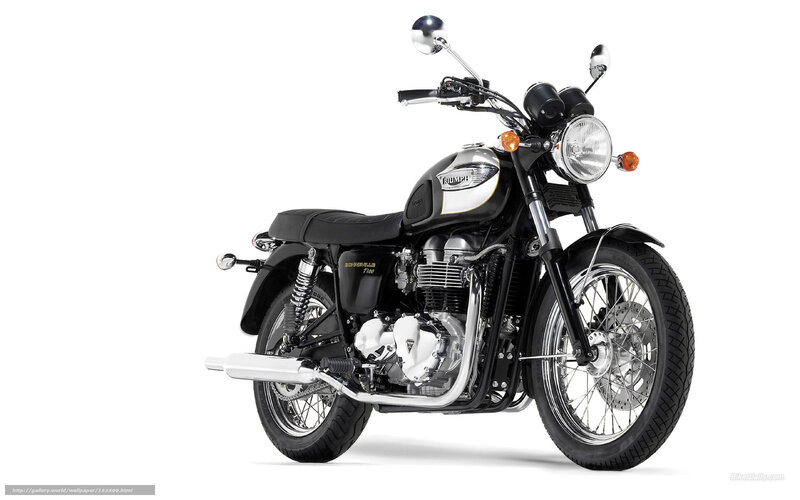 black triumph motorcycle