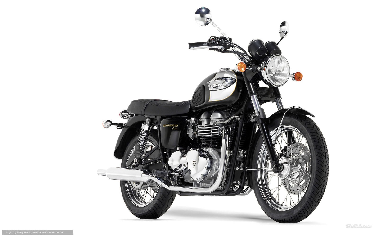 black triumph motorcycle