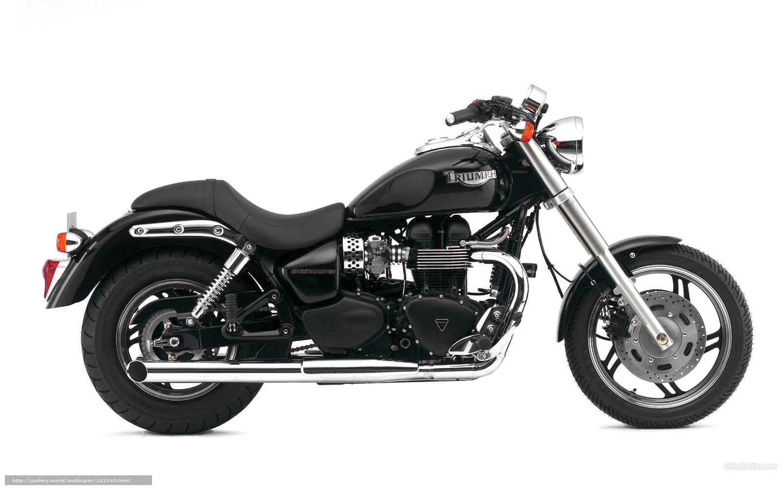black triumph motorcycle