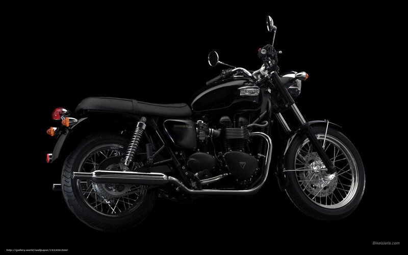 Black Triumph Motorcycle — Dramatic, Photograph, Seat