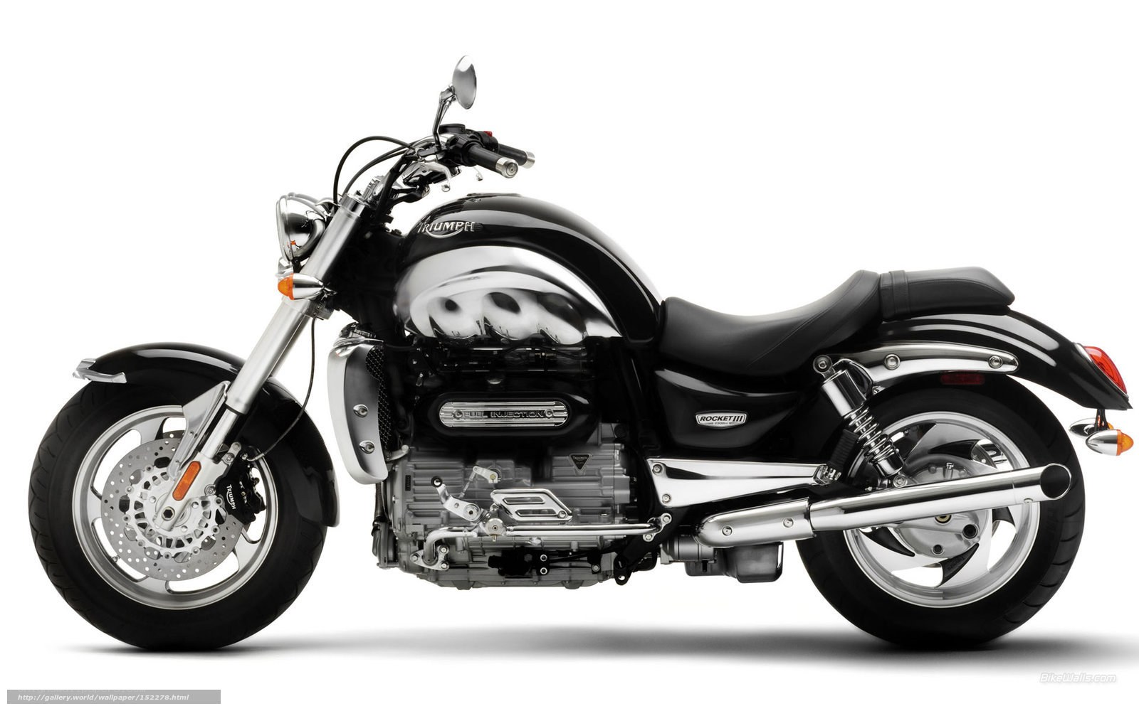 black triumph rocket iii motorcycle