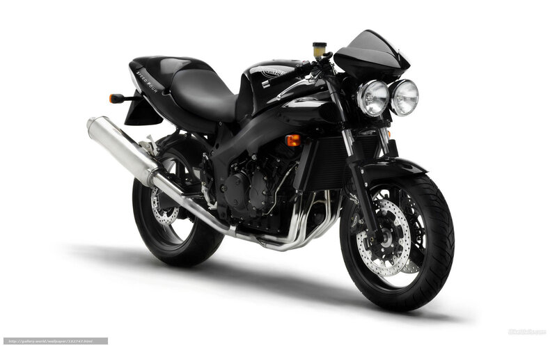 black triumph speed four motorcycle