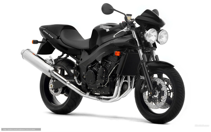 Black Triumph Speed Four — Neutral