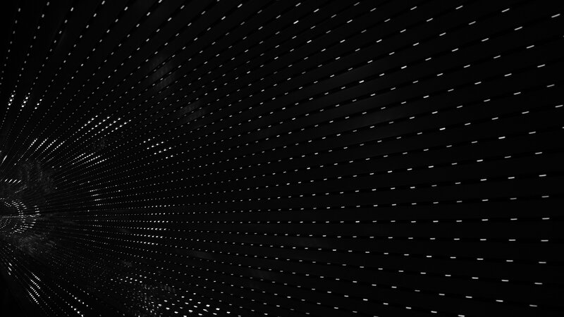 Black Tunnel with Lights