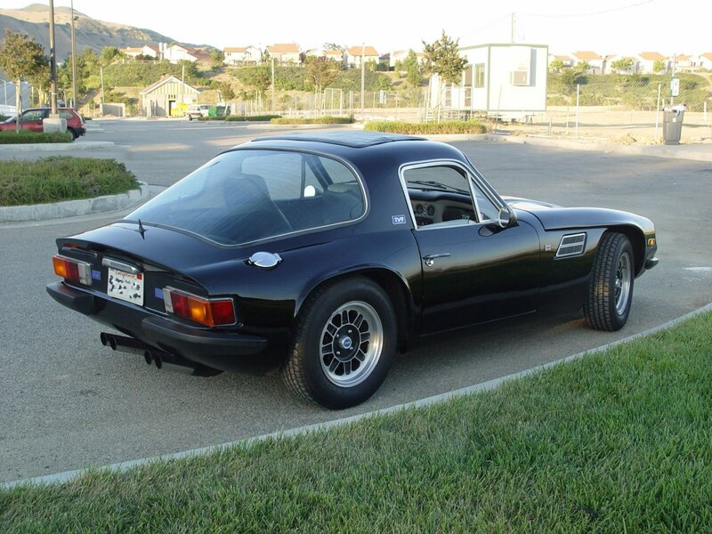 Black TVR sports car