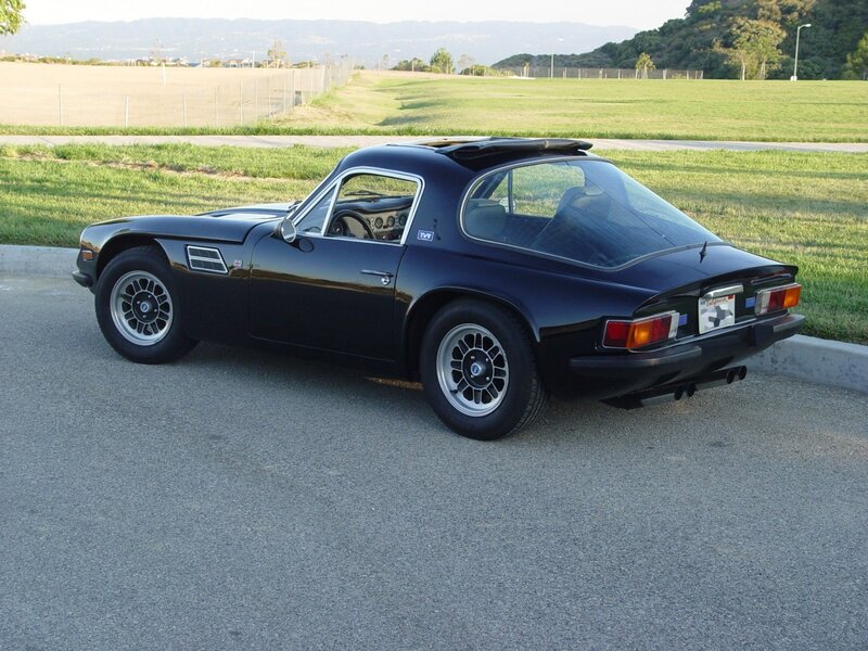 Black TVR sports car
