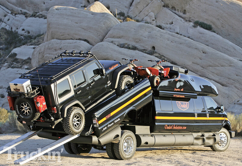 Black Utility Truck