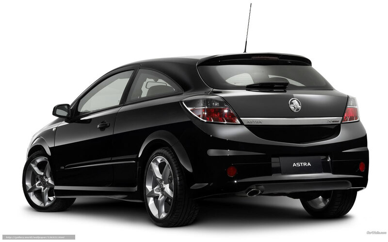 black vauxhall astra hatchback