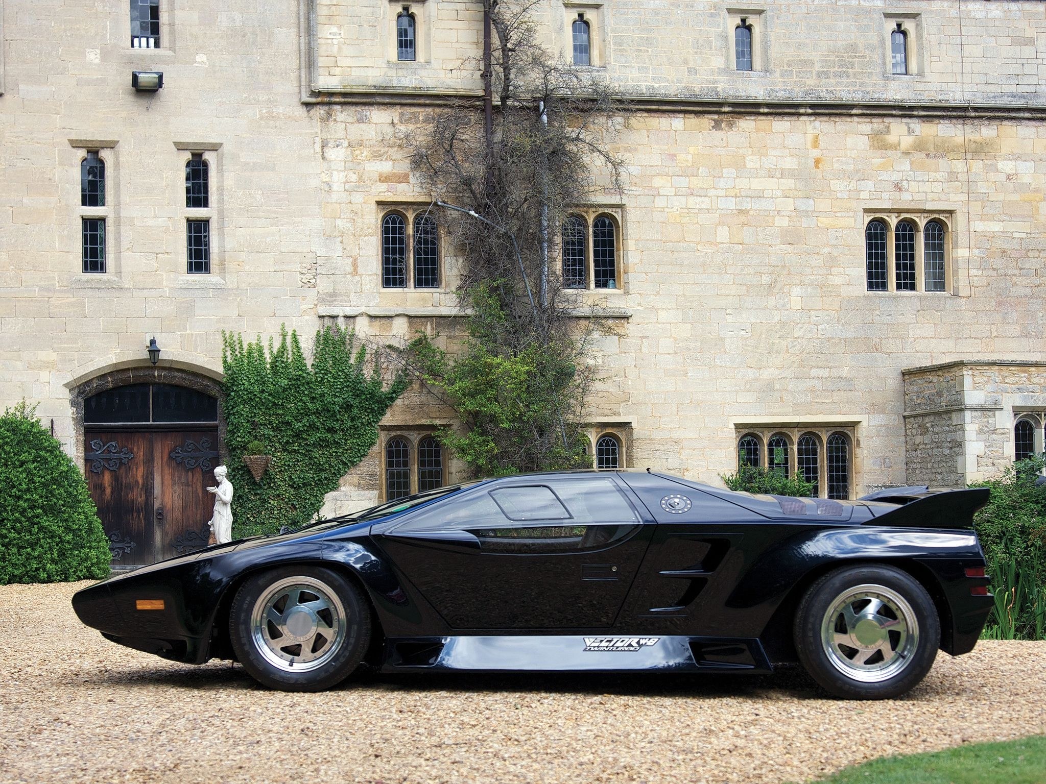 Black Vector W8 sports car