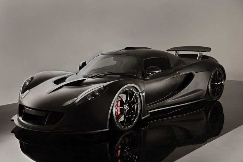 Black Venom sports car