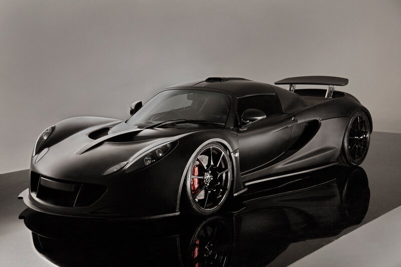 Black Venom sports car