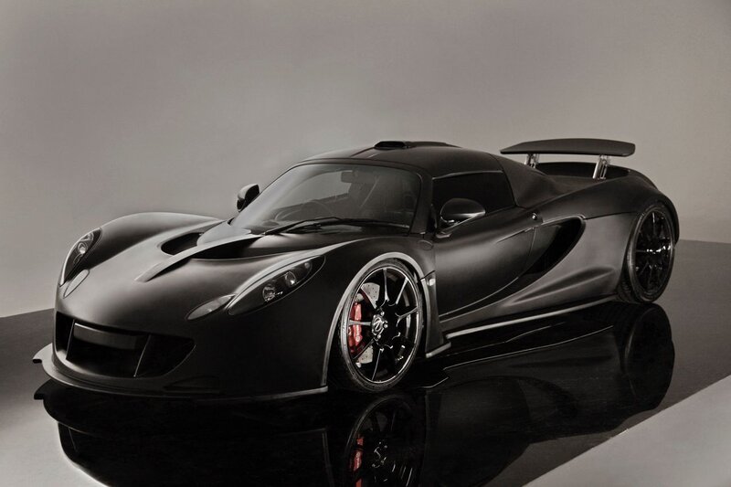 Black Venom sports car