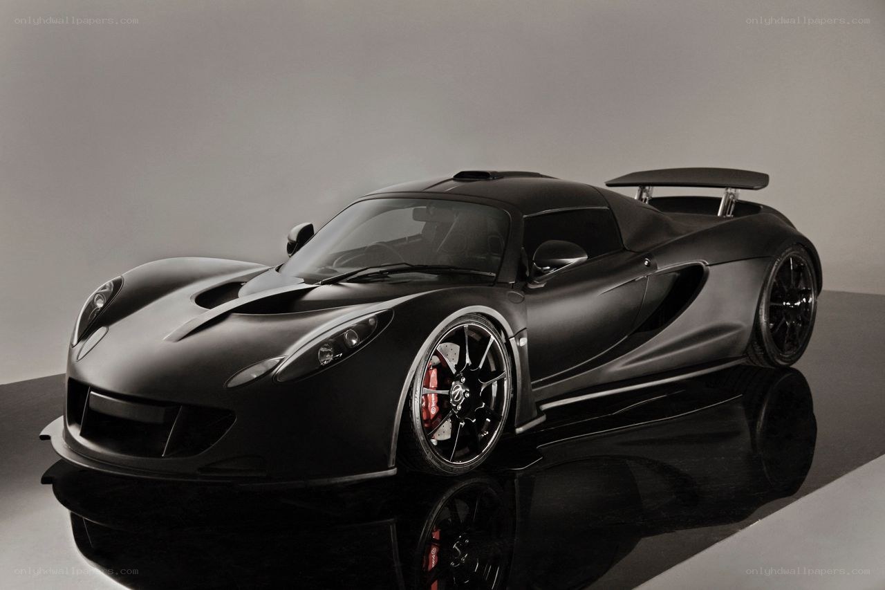 Black Venom sports car