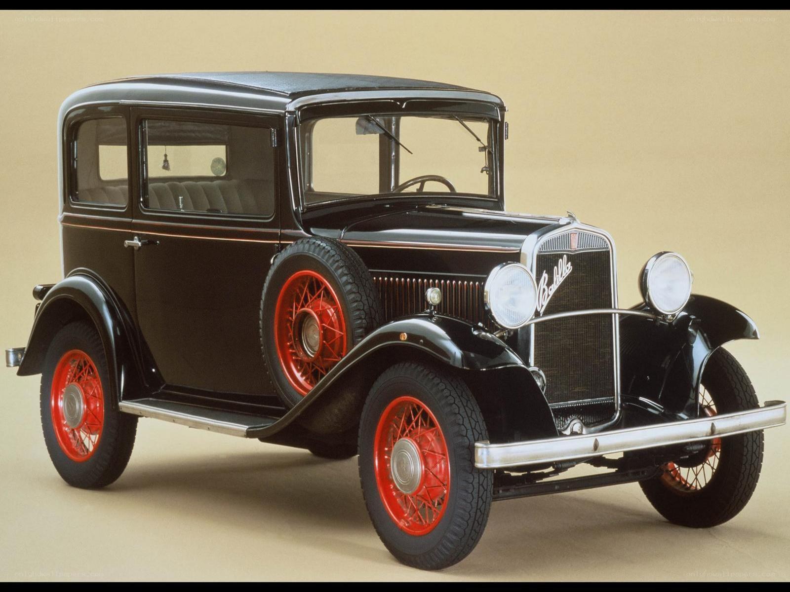 Black vintage Babbitt car