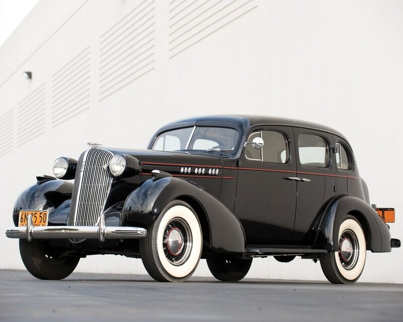 Black vintage car