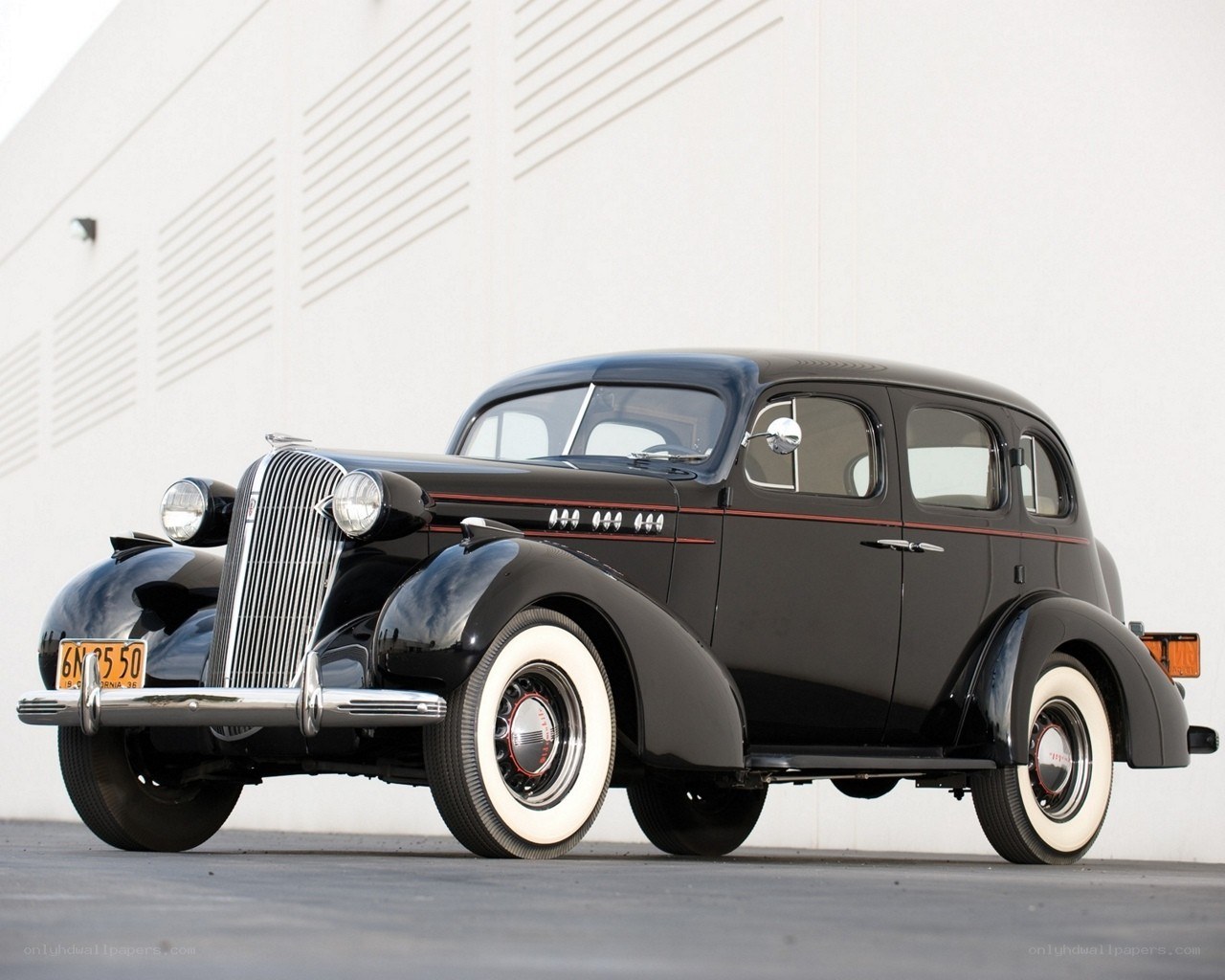 Black vintage car