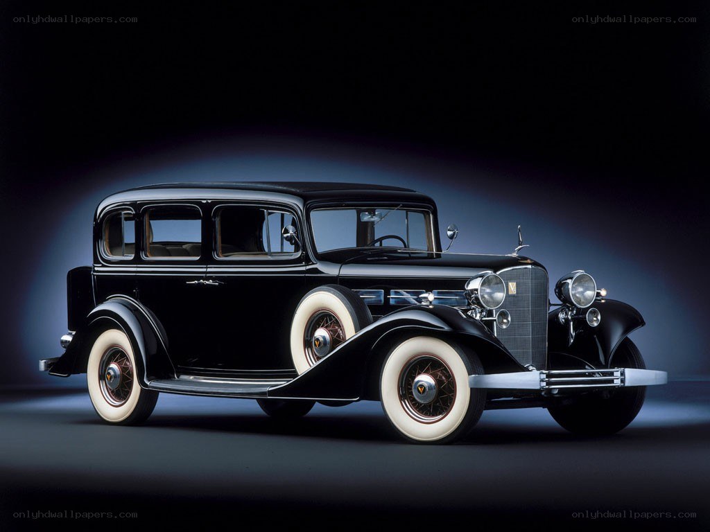 Black vintage car