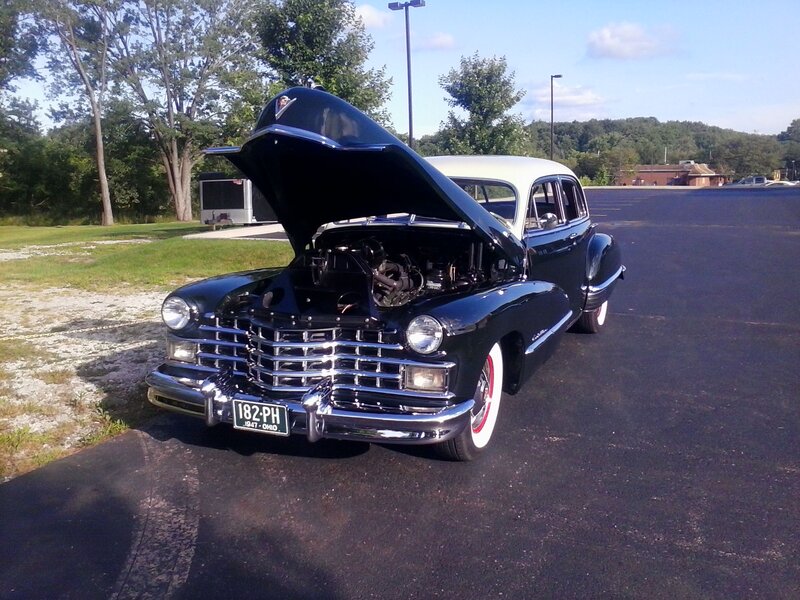 Black Vintage Car — Calm, Afternoon, Photograph, Hood