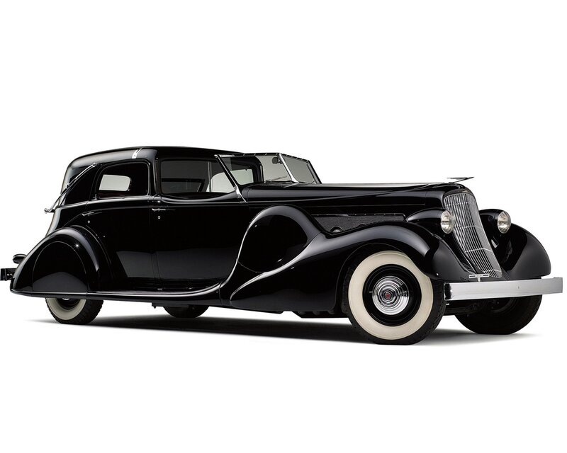 Black Vintage Car — Classic, Photograph, White-walled Tires