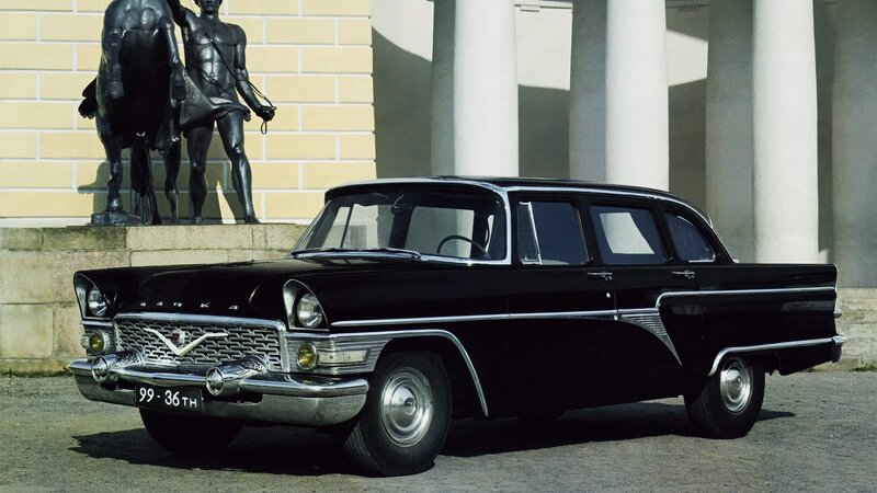 Black Vintage Car — Dramatic, Afternoon, Photograph, Statue