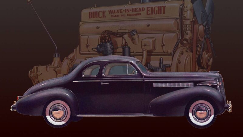 Black Vintage Car — Dramatic, Illustration