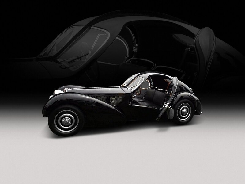 Black Vintage Car — Dramatic, Photograph, Door