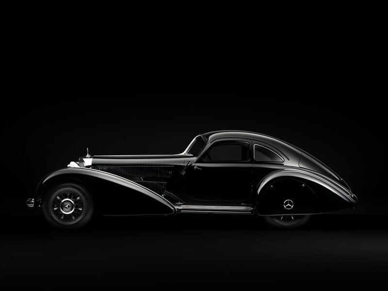 Black Vintage Car — Dramatic, Photograph, Grille, Wheel