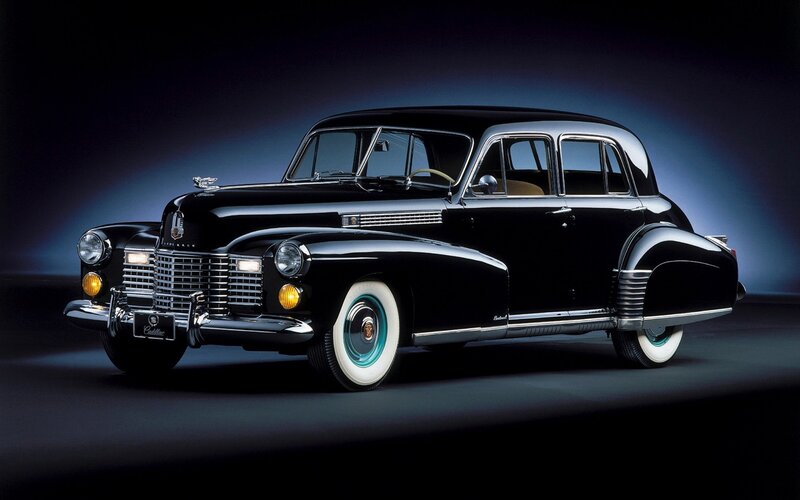 Black Vintage Car — Dramatic, Photograph, Headlights, Whitewall Tires, Silver