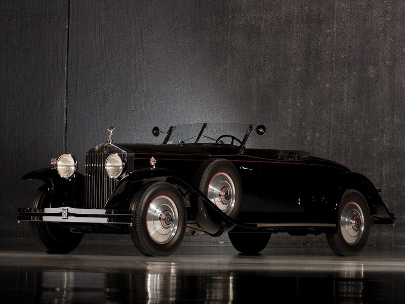 Black Vintage Car — Dramatic, Photograph, Wall