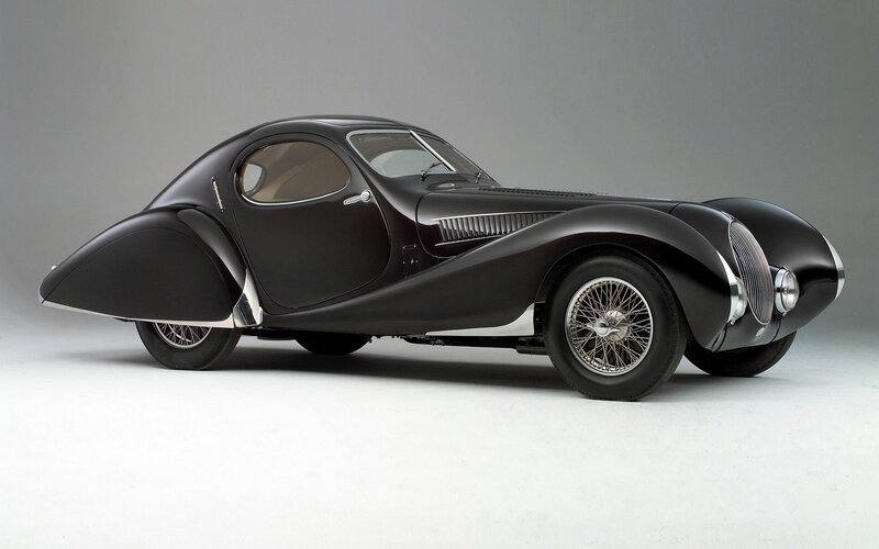 Black Vintage Car — Dramatic, Photograph, Wheels