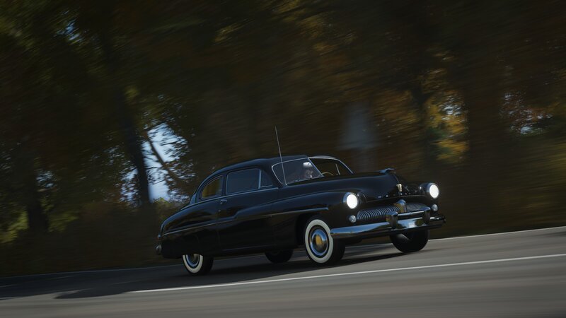 Black Vintage Car — Dynamic, Afternoon, 3d Render