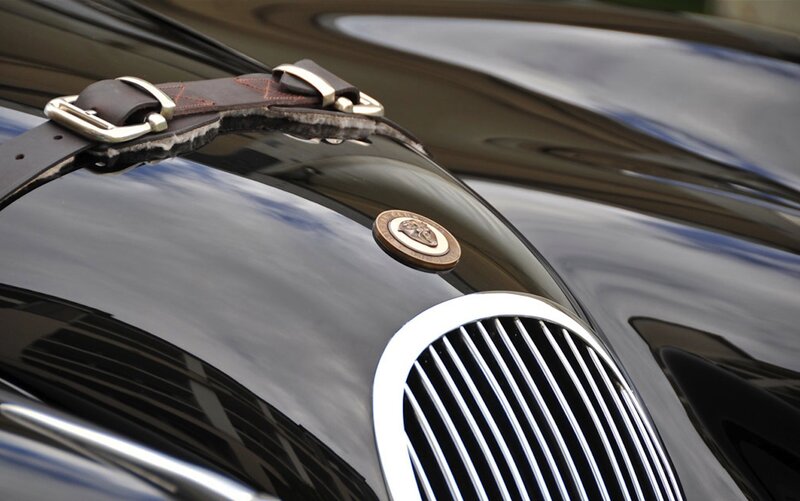 Black Vintage Car Hood — Classic
