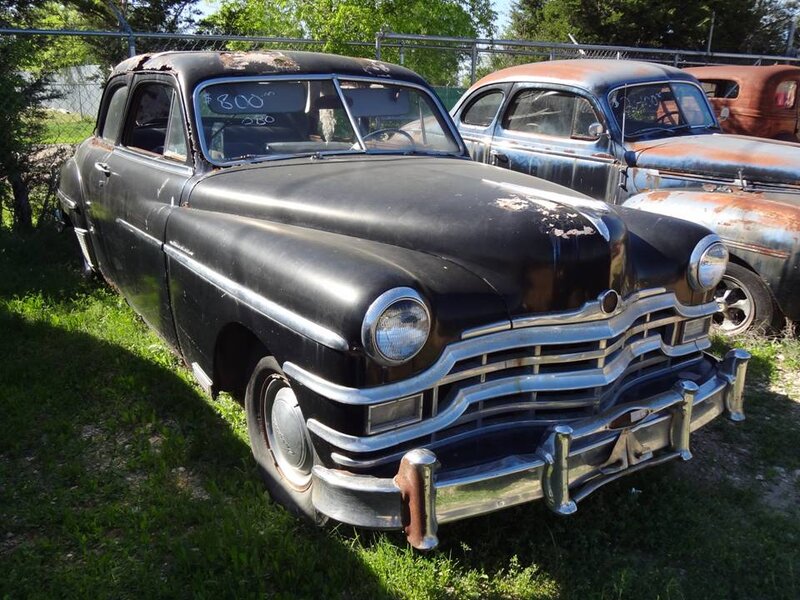 Black Vintage Car — Overgrown