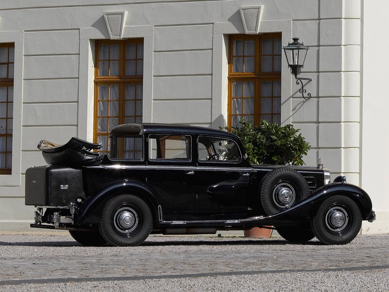 Black Vintage Car — Serene, Afternoon, Photograph, Building, Windows