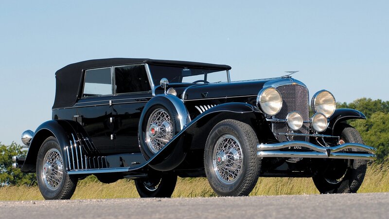 Black Vintage Car — Serene, Afternoon, Photograph, Convertible Top