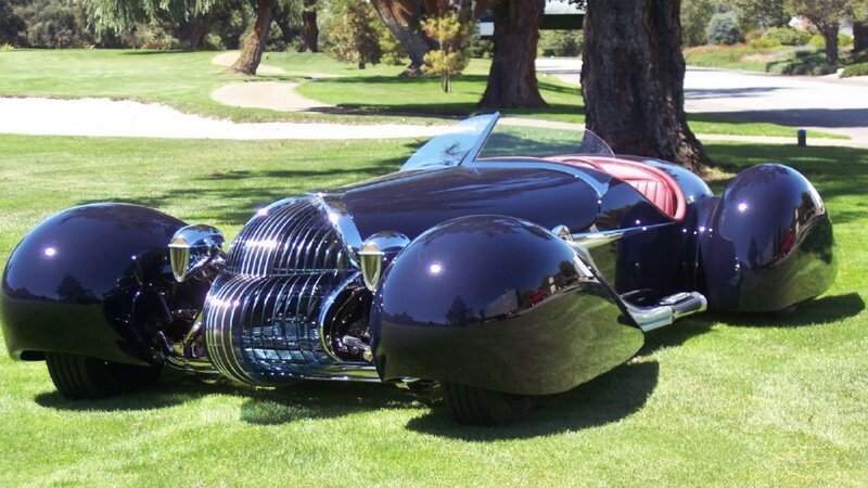 Black Vintage Car — Serene, Afternoon, Photograph, Grass, Trees, Road