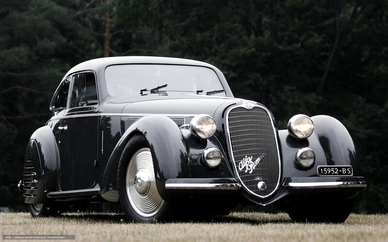 Black Vintage Car — Serene, Photograph, Grass, Trees